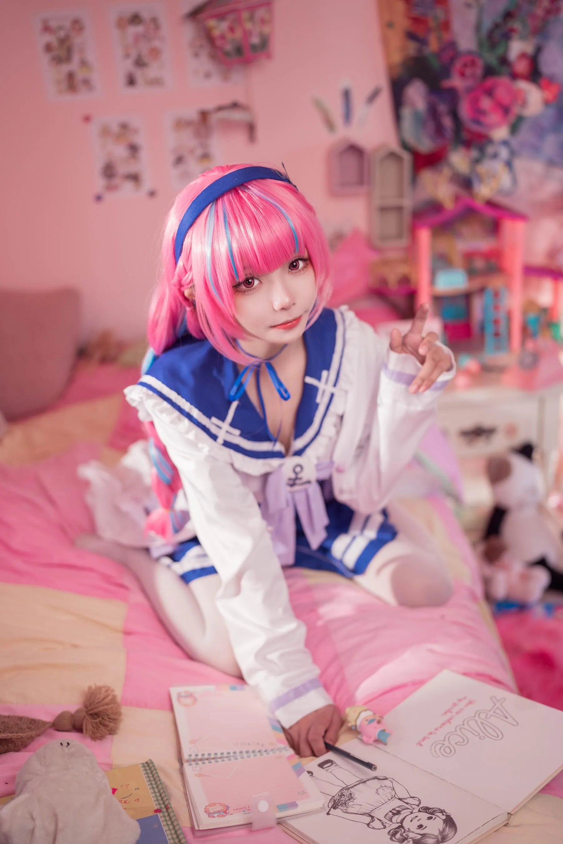 艾西Aiwest – NO.01 湊阿库娅 私服 [55P]插图7